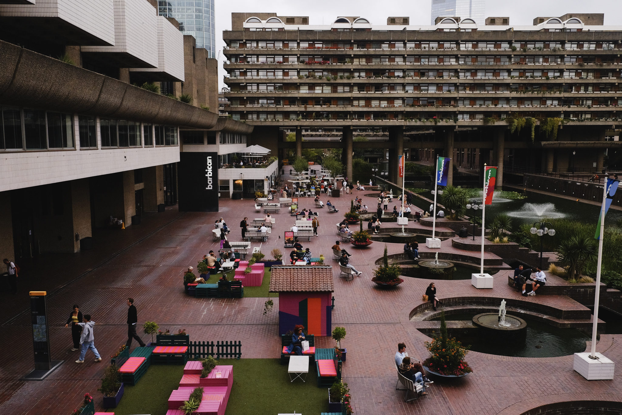 Quarry outside the Barbican Hall